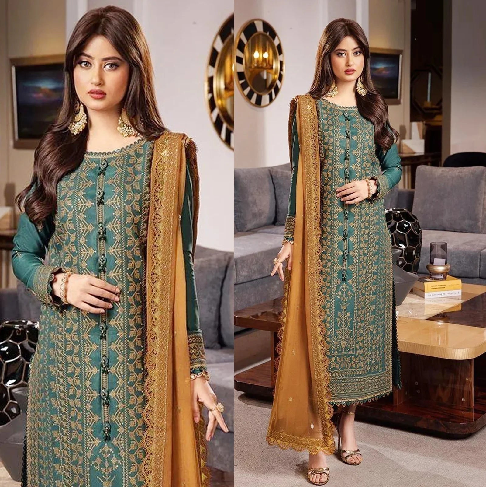 Asim Jofa Lawn 3PC Embroidered-307