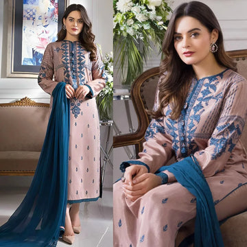 Asim Jofa Lawn 3PC Embroidered-301