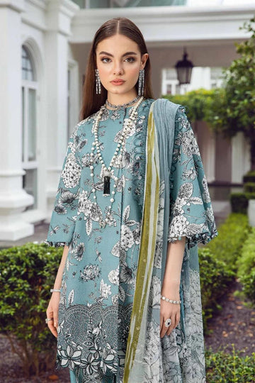 MARIA B 3PC Lawn Printed Shirt With Printed Dupatta And Trouser-772